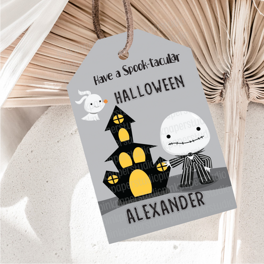 Jack Halloween Tags • Set of 9 Tags