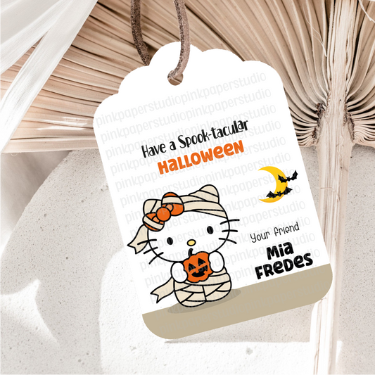Hello Kitty Halloween Tags • Set of 9 Tags
