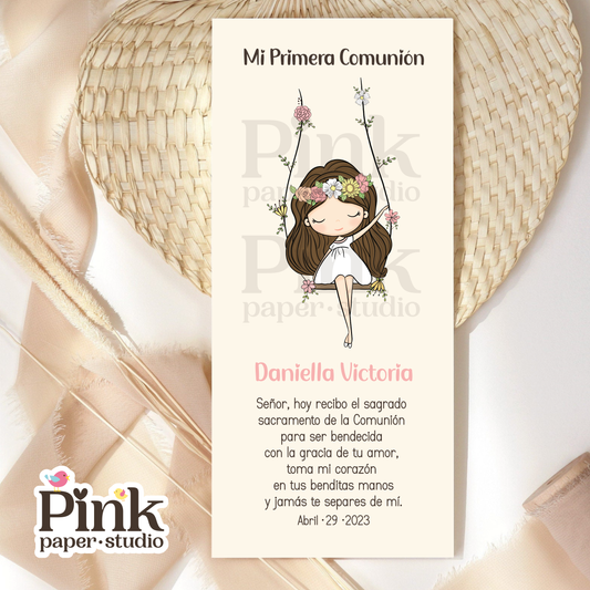 Tarjetas de recuerdo para Primera Comunión