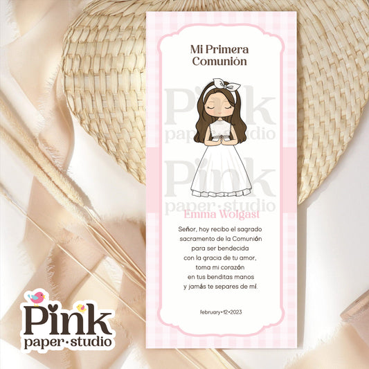 Estampas recordatorio de Primera Comunión