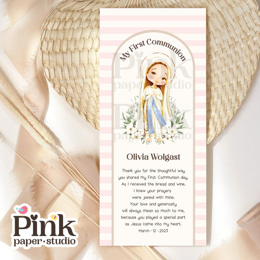 Estampas recordatorio de Primera Comunión