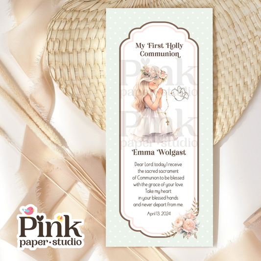 Estampas de recuerdo para Primera Comunión