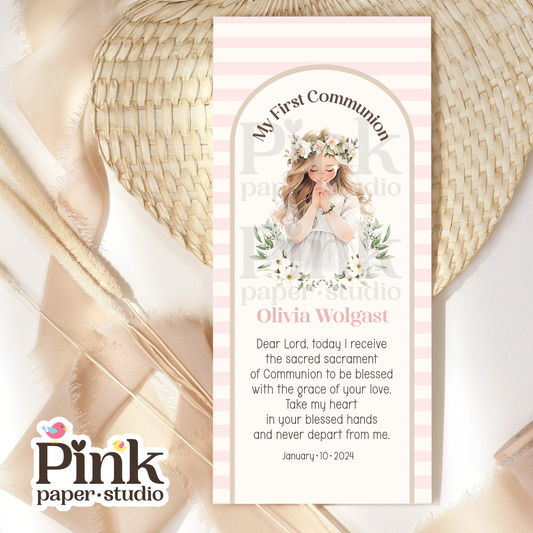 Estampas de recuerdo para Primera Comunión