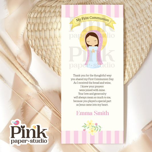 Estampas de recuerdo para Primera Comunión