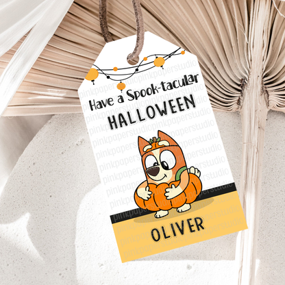 Bingo Halloween Tags • Juego de 9 etiquetas