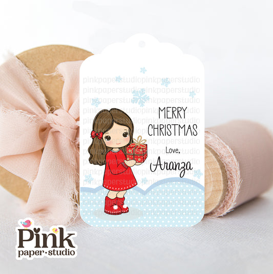 Etiquetas navideñas personalizadas • Juego de 9 etiquetas