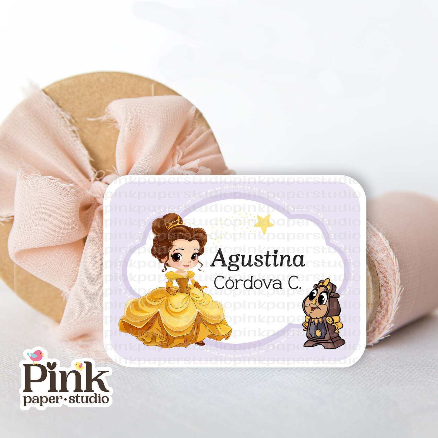 La Bella y la Bestia - Tarjetas de Presentación