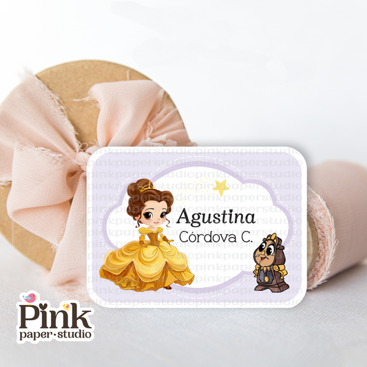 La Bella y la Bestia - Tarjetas de Presentación