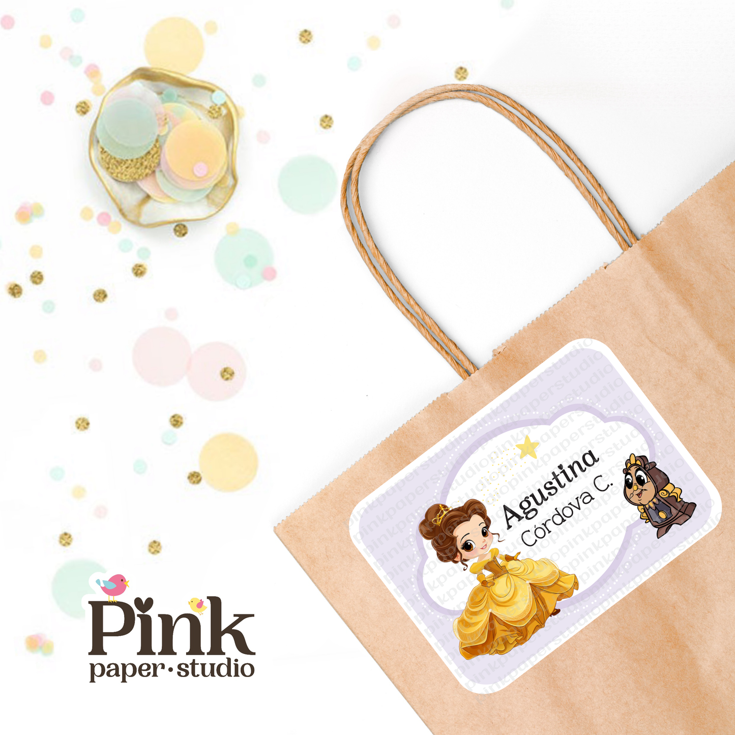 La Bella y la Bestia - Tarjetas de Presentación