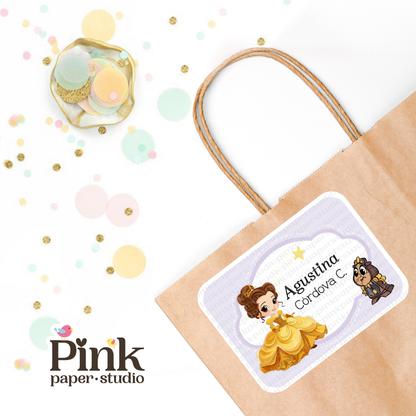 La Bella y la Bestia - Tarjetas de Presentación