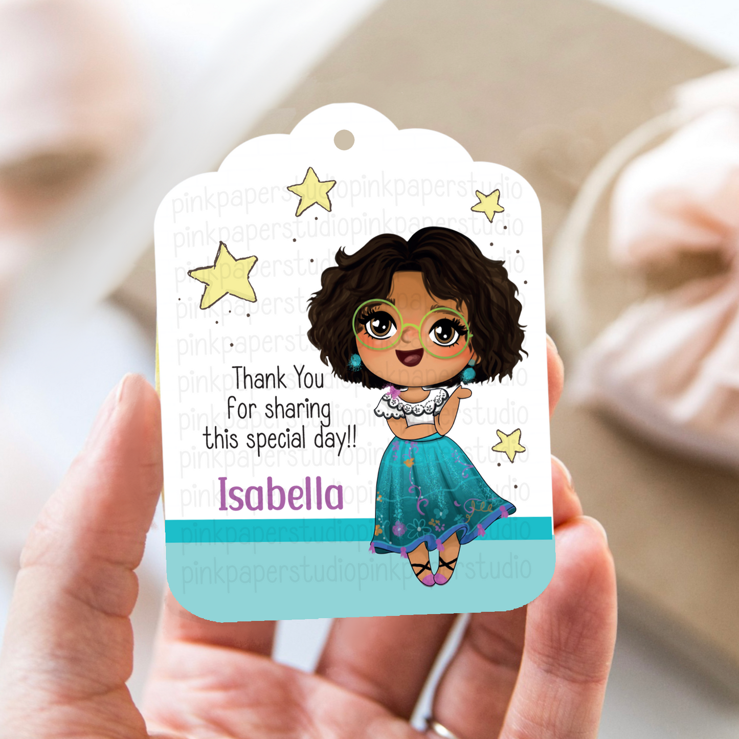 Etiquetas de Cumpleaños de Encanto