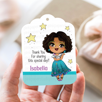 Etiquetas de Cumpleaños de Encanto