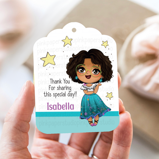 Etiquetas de Cumpleaños de Encanto