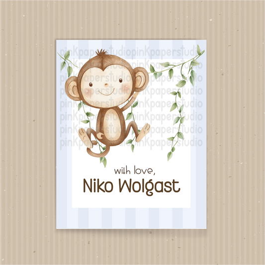 Monito Lindo • Tarjetas de Presentación • Tarjetas de Presentación para Mamá • Set de 27 Tarjetas de Presentación para Niños