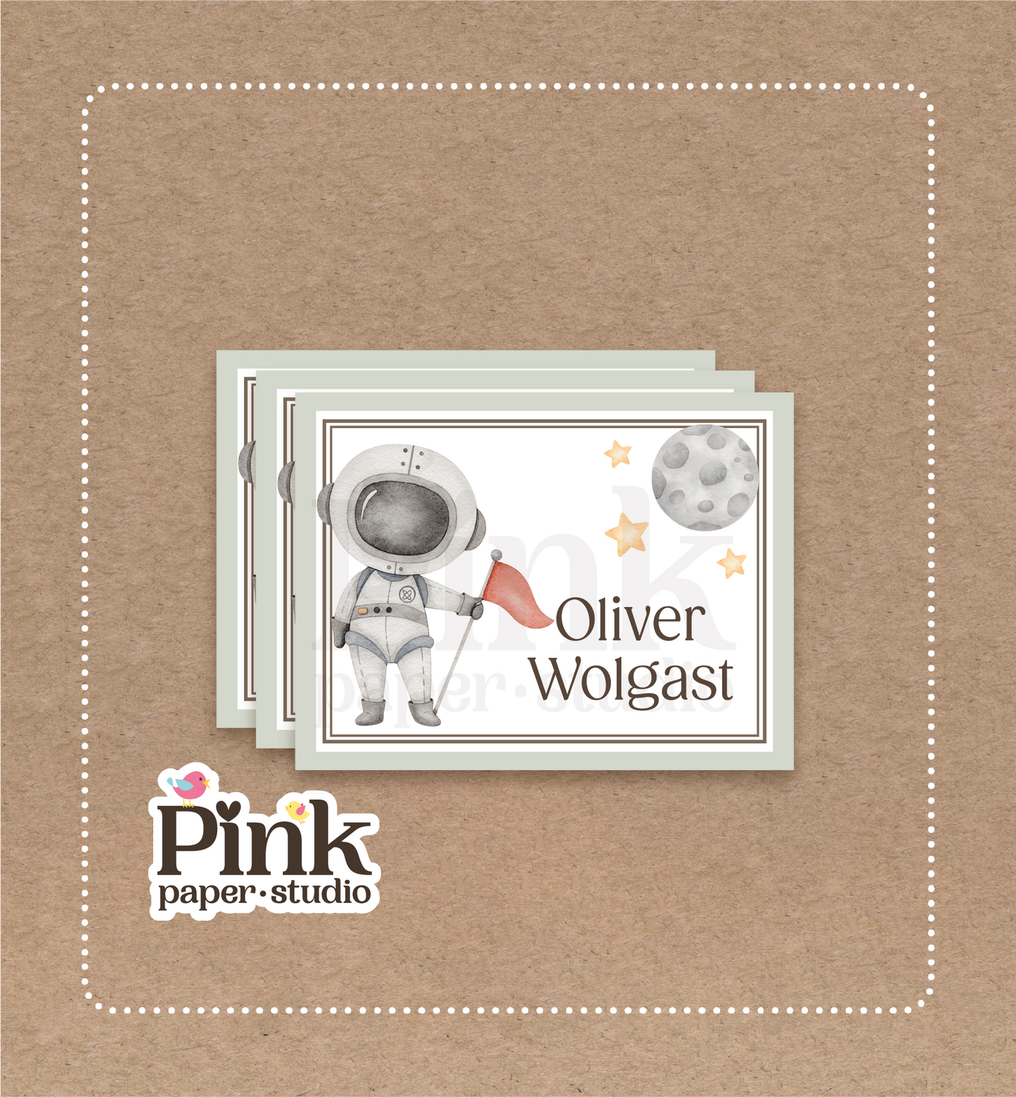 Astronauta Lindo • Tarjetas de Llamada