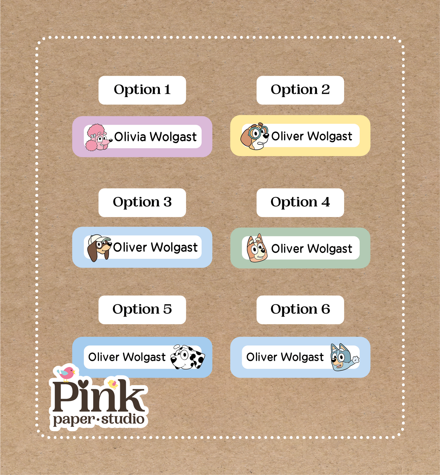 Bluey y sus amigos - Set de 80 pegatinas