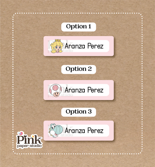 Princesa Peach - Set de 80 calcomanías