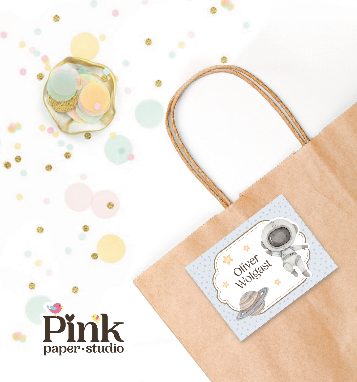 Astronauta Lindo • Tarjetas de Llamada