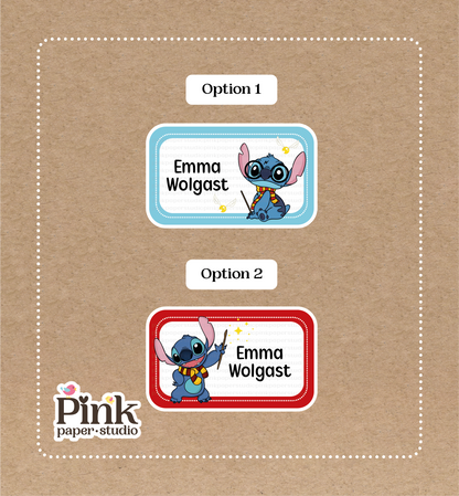 Stitch • Pegatinas de Stitch • Set de 12 pegatinas