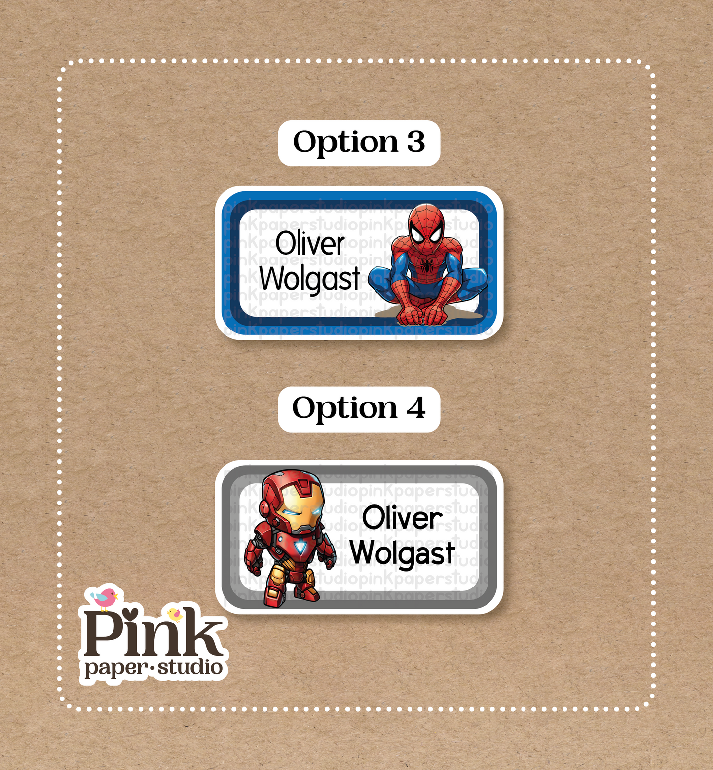 Superhéroes • Pegatinas de Superhéroes • Juego de 12 Pegatinas