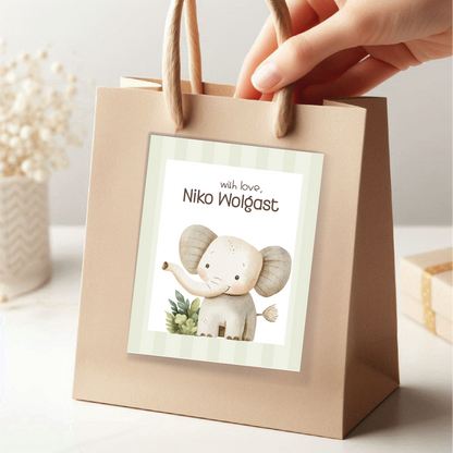 Lindo Elefante • Tarjetas de Llamada • Tarjetas de Llamada para Mamá • Set de 27 Tarjetas de Llamada para Niños