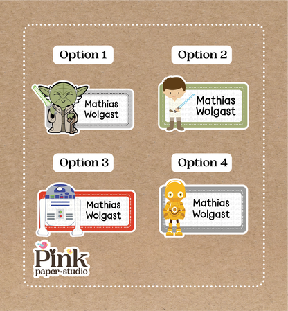 Star Wars • Pegatinas de Star Wars • Set de 12 pegatinas