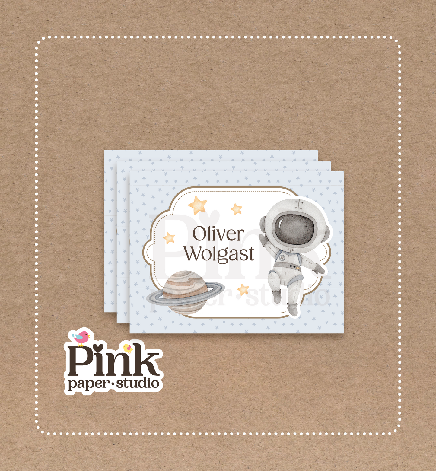 Astronauta Lindo • Tarjetas de Llamada