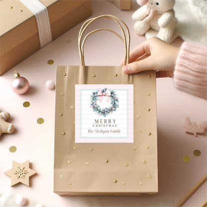 Etiquetas de Navidad • Juego de 12 etiquetas