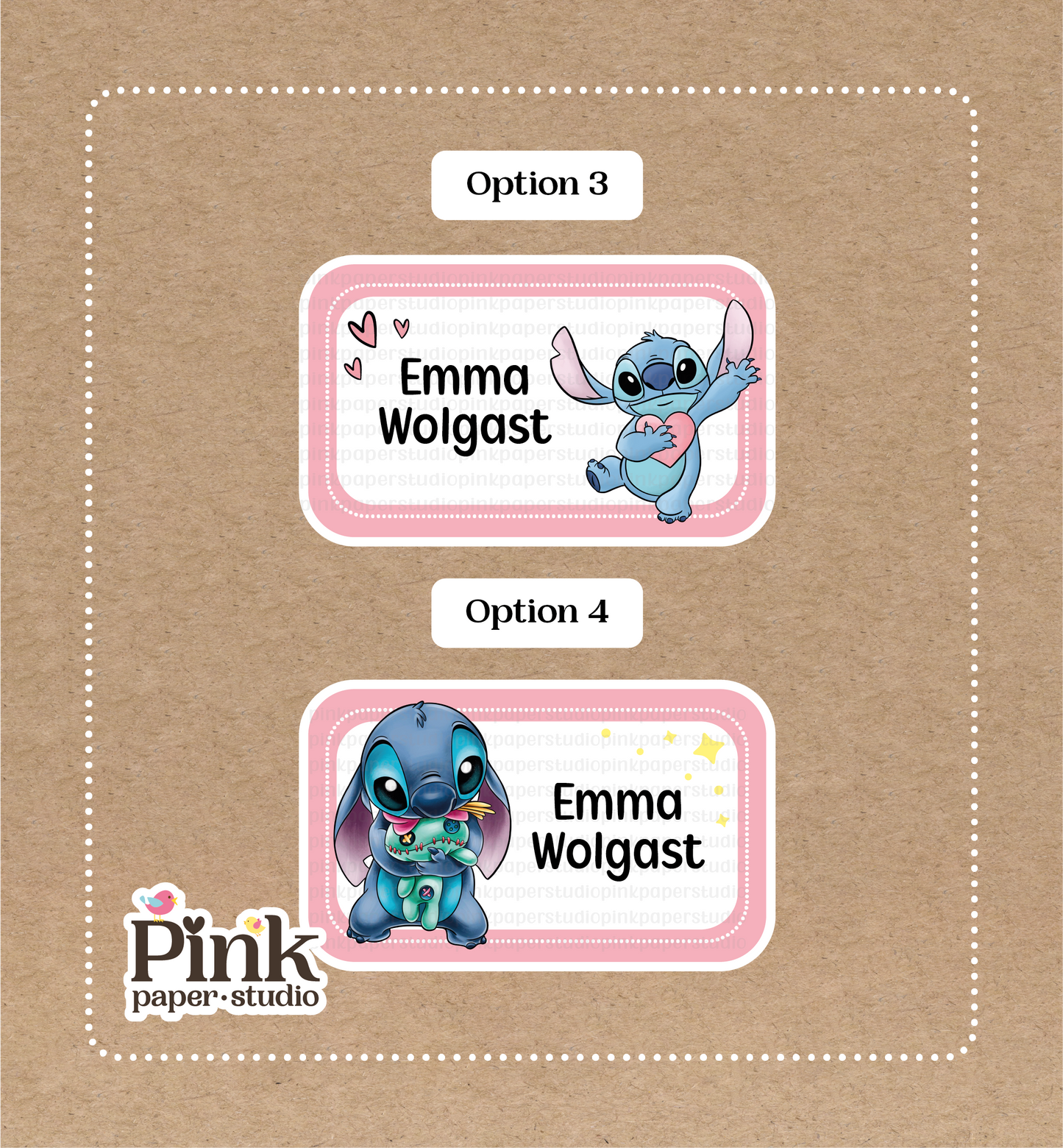 Stitch • Pegatinas de Stitch • Set de 12 pegatinas