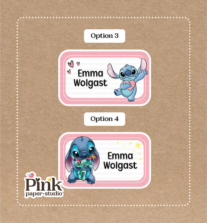 Stitch • Pegatinas de Stitch • Set de 12 pegatinas