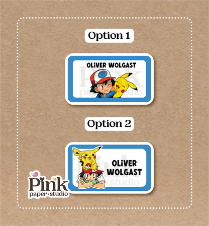 Pokemon • Pegatinas de Pokémon • Set de 12 pegatinas