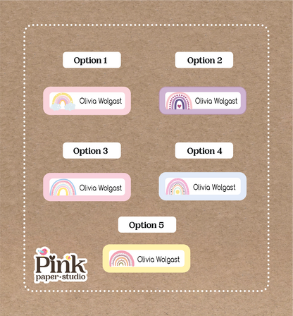 Arcoíris - Juego de 80 calcomanías