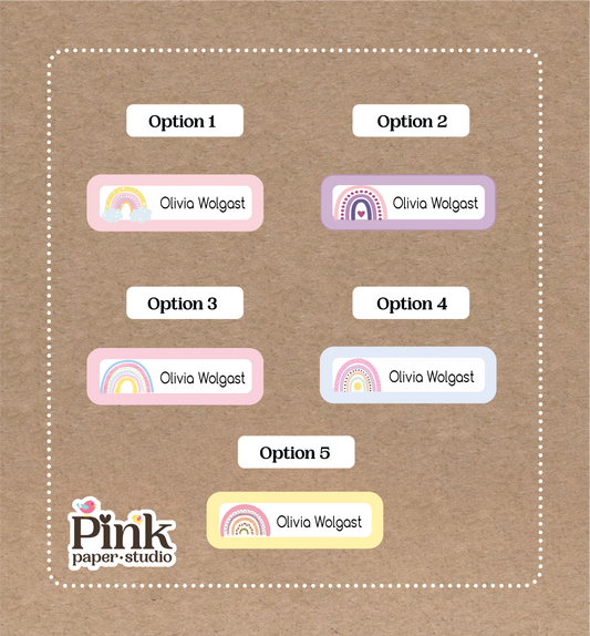 Arcoíris - Juego de 80 calcomanías