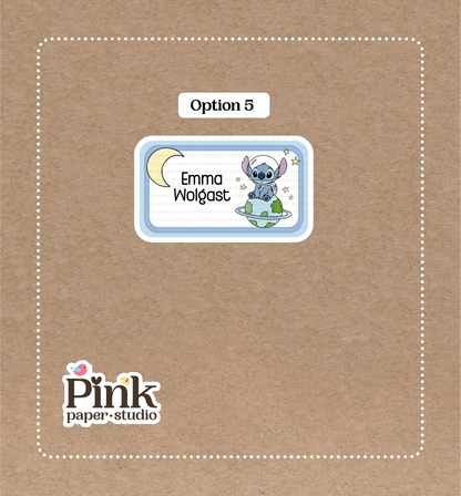 Sticker de Stitch • Etiquetas de Stitch • Set de 12 Stickers