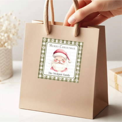 Etiquetas de Navidad • Juego de 12 etiquetas