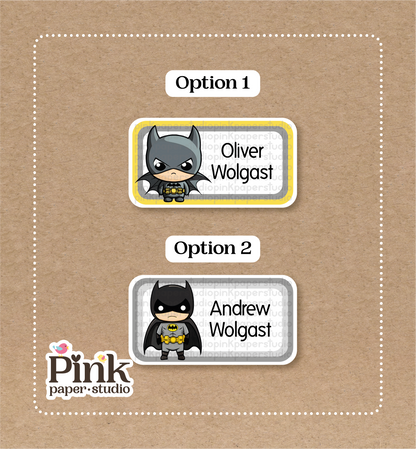 Superhéroes • Pegatinas de Superhéroes • Juego de 12 Pegatinas