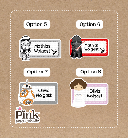 Star Wars • Pegatinas de Star Wars • Set de 12 pegatinas