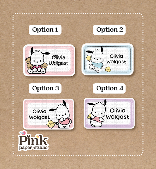 Pochaco • Stickers de Pochaco • Set de 12 Pegatinas