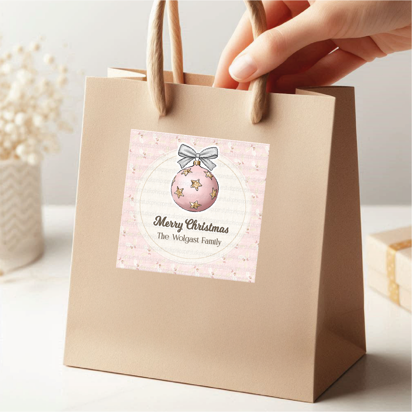 Etiquetas Navideñas • Set de 12 etiquetas