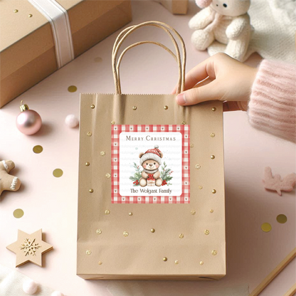 Etiquetas de Navidad • Juego de 12 etiquetas