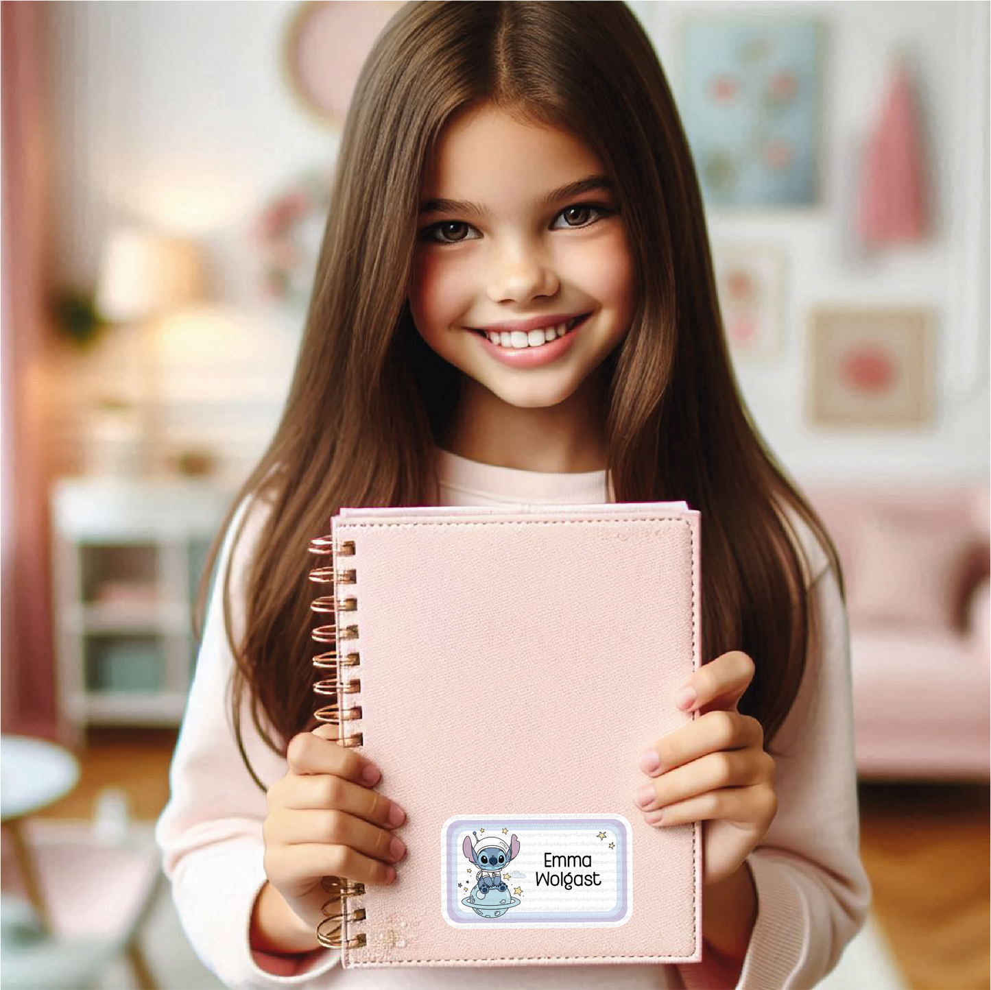 Sticker de Stitch • Etiquetas de Stitch • Set de 12 Stickers