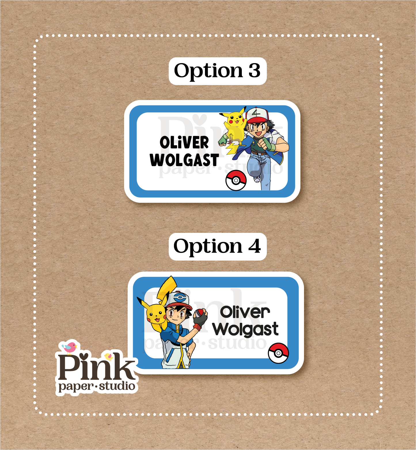 Pokemon • Pegatinas de Pokémon • Set de 12 pegatinas