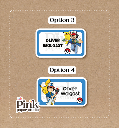 Pokemon • Pegatinas de Pokémon • Set de 12 pegatinas