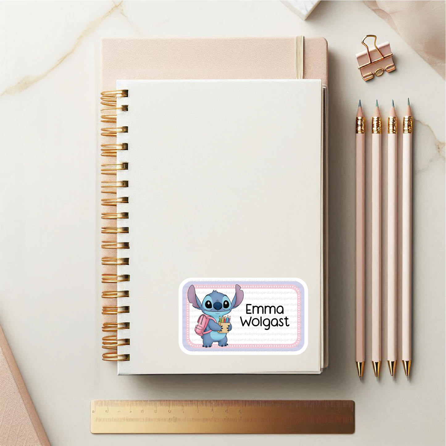 Stickers de Stitch • Etiquetas de Stitch • Set de 12 Stickers
