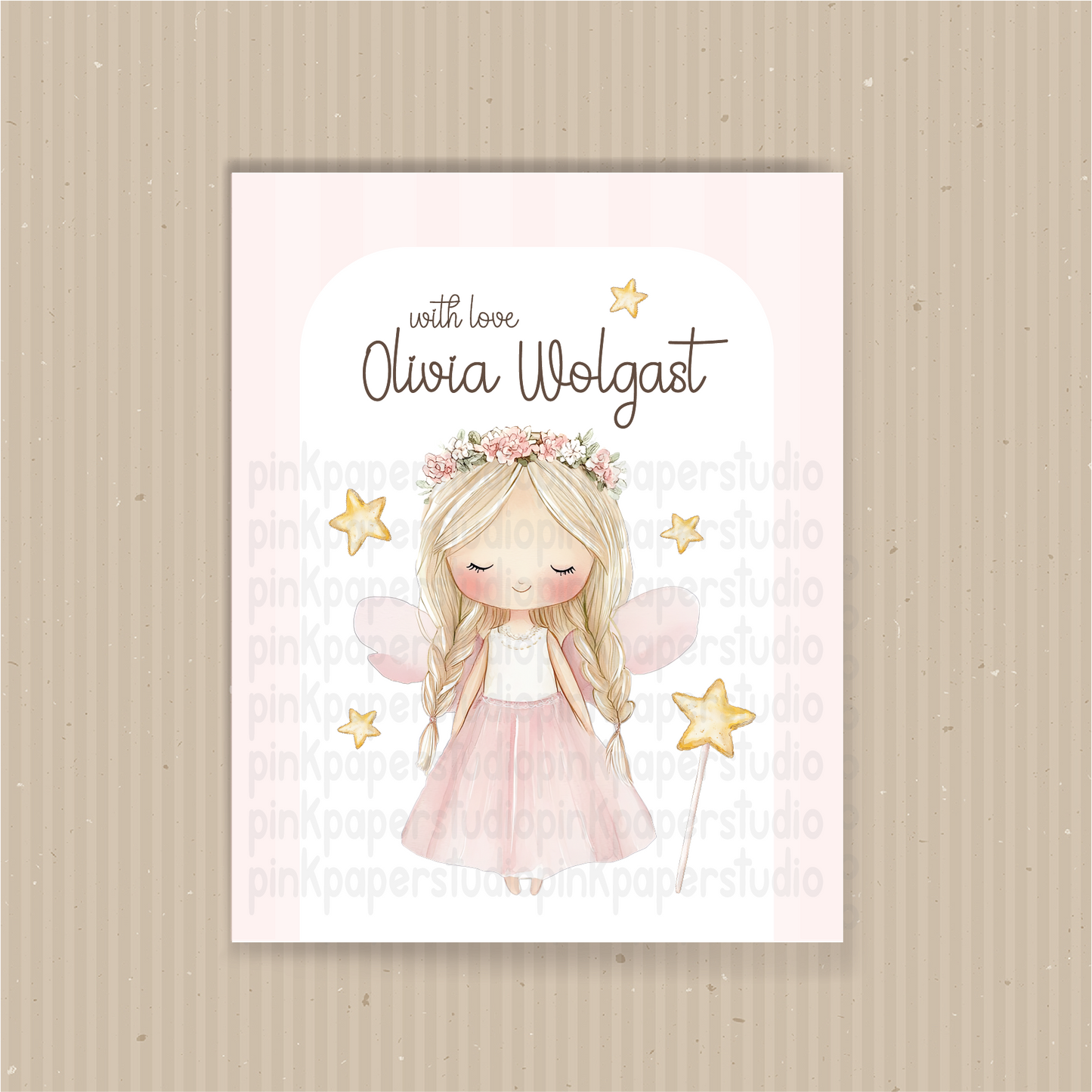 Hada Encantadora • Tarjetas de Presentación • Tarjetas de Presentación para Mamá • Set de 27 Tarjetas de Presentación para Niños