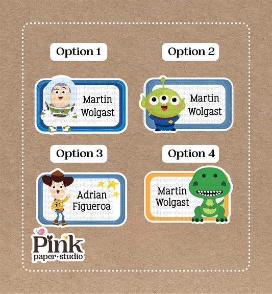 Toy Story • Calcomanías de Toy Story • Juego de 12 calcomanías