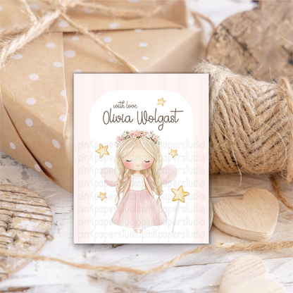 Hada Encantadora • Tarjetas de Presentación • Tarjetas de Presentación para Mamá • Set de 27 Tarjetas de Presentación para Niños