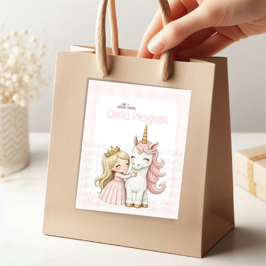 Lindo Unicornio • Tarjetas de Presentación • Tarjetas de Presentación para Mamá • Set de 27 Tarjetas de Presentación para Niños