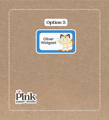 Pokemon • Pegatinas de Pokémon • Set de 12 pegatinas