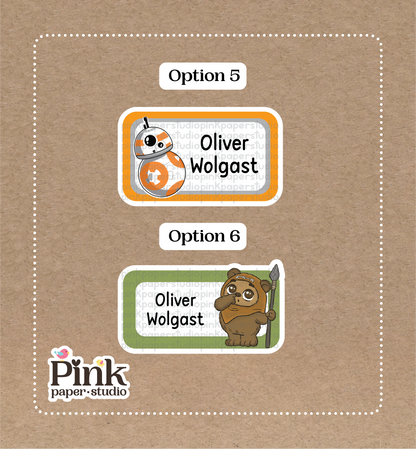 Star Wars • Pegatinas de Star Wars • Set de 12 pegatinas